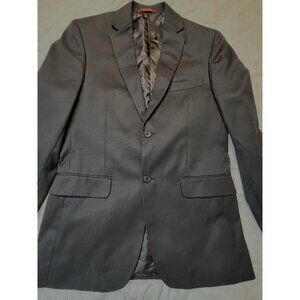 Merona 38R Mens Black Blazer Jacket 2-Button Closure Slim Fit Comfort & Style